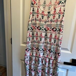 Tribal Print Sleeveless Dress